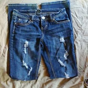 Soundgirl distressed jeans